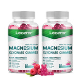 Gommes Leozmr Framboise Magnésium 1000mg, calme potentiel et sommeil.