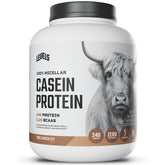 Levels Casein Chocolat, bouteille visible, apport protéique durable.