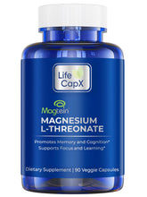 Gélules Magtein LIFE CAPX dans la boîte, soutien potentiel à la mémoire.