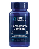 Life Extension Grenade Complete bouteille: aperçu de l'emballage et potentiel soutien cardiovasculaire.