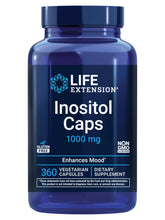 Gélules Life Extension Inositol Myo – soutien possible à l'humeur et équilibre hormonal.