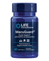 MacuGuard Life Extension : bouteille de gélules pour le soutien oculaire