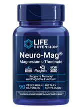 Life Extension Neuro-Mag – bouteille visible, soutien potentiel à la mémoire quotidienne