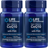 Life Extension Super Ubiquinol CoQ10 avec PQQ : bouteille lot2, soutien potentiel à l'énergie cellulaire