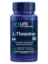 Life Extension L-Theanine capsules relaxantes pour le calme intérieur.