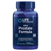 Life Extension Ultra Prostate Formula: bouteille visible; soutien potentiel à la fonction urinaire.