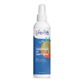 Life-flo spray huile magnésium sport – emballage pratique pour une application rapide après l'entraînement.