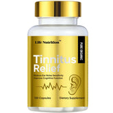 Life Nutrition Tinnitus Relief: Bouteille 1200mg pour le confort auditif au quotidien.
