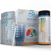 Life2O bandelettes UTI – emballage etui, rangement pratique à domicile.