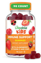 Gommes Lifeable Immunité Enfant au Sureau et Fruits, soutien immunitaire doux et naturel.
