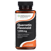 LifeSeasons Essentials Quercétine Flavonoïde – capsules – soutien potentiel à l'immunité et à l'antioxydation.