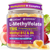 Gommes LILICARE L-MethylFolate dans le flacon, absorption rapide et énergie potentielle.