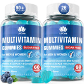 Gommes multivitamines LILICARE saveur bleuet, prise quotidienne agréable.