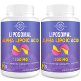 Lipmaxmall Liposomal Alpha Lipoïque – bouteille visible, soutien potentiel du métabolisme et de l'énergie.