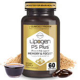Lipogen PS Plus – emballage mémoire, soutien cognitif potentiel.