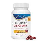 Lipotriad Visionary : bouteille présentant la supplémentation en lutéine et zéaxanthine pour la vue.