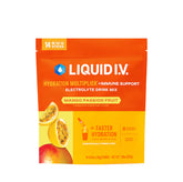 Liquid I.V. Hydration Multiplier Mango Passionfruit, emballage pratique pour le voyage et hydratation facile