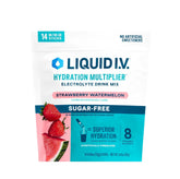 Liquid I.V. Hydration Multiplier sans sucre, sachet fraise-melon, pratique et léger