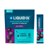 Liquid I.V. Hydration Multiplier sachet acai-baie, hydratation rapide en déplacement