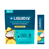 Liquid I.V. Hydration Multiplier Piña Colada en sachet, hydratation rapide pendant l'effort.