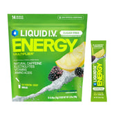 Liquid I.V. Hydration Multiplier Sans Sucre pack – énergie légère et hydratation prête.