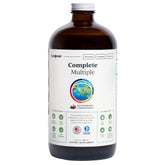 LIQUIDHEALTH Complete Multivitamine: bouteille clairement étiquetée, soutien potentiel à l'énergie au quotidien.