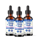 LIQUIDHEALTH Sleep Well: bouteille de gouttes et endormissement naturel.