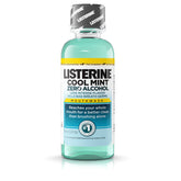 Bouteille Listerine Zero Caries menthe fraîche pour une haleine durable.