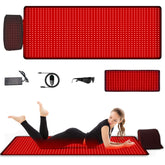 Litecare: tapis lumière rouge pour tête et cou, relaxation ciblée et confort immédiat.