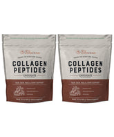Live Conscious Collagène Peptides Poudre Chocolat sur bouteille, soin peau et cheveux