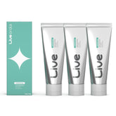 LiveOrals blanchiment doux: dentifrice pour dents sensibles et surfaces lumineuses.