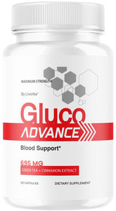 Gluco Advance de LIVORKA, bouteille, routine bien-être quotidienne pratique.