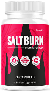 SaltBurn LIVORKA : bouteille avec gélules visibles, prêt à une routine quotidienne.