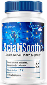 LIVORKA SciatiSoothe – bouteille ouverte, prise rapide et pratique.