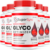 Bouteille LIVORKA Sugar Sync Glyco, pack 5, pratique pour routine quotidienne.