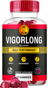Vigorlong Gommes de LIVORKA dans la bouteille, énergie durable tout au long de la journée.