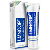 LMNOOP Soin Eczéma Crème – Bouteille montrant un apaisement potentiel des irritations.