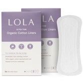 LOLA liners ultra-minces dans un emballage pratique et discret.