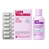 Love Wellness – bouteille du nettoyant équilibre pH, nettoyage doux et respect du pH.