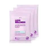Love Wellness, emballage 3-pack pratique pour l'hygiène intime.