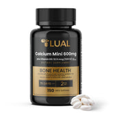 LUAL Calcium Minis dans la bouteille, apport quotidien potentiel en calcium.