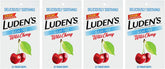 Pastilles Ludens sans sucre goût cerise sauvage dans un emballage pratique.
