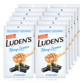 Pastilles Ludens au miel et réglisse dans une boîte pratique pour la maison.