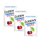 Ludens sans sucre, boîte de bonbons cerise pour soulager la gorge irritée.