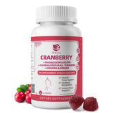 Gommes Lukaree Cranberry pour femmes, soutien urinaire quotidien.