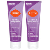 Lume Bain Acide Lavande-Sauge - bouteille montrant le flacon pour une fraîcheur durable