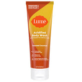 Lume Gel Douche Acidifié, bouteille élégante, contrôle d'odeur durable.