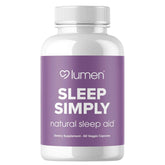 Lumen Naturals aide-sommeil: capsules et bouteille prêtes à l’emploi pour un sommeil profond et réparateur.