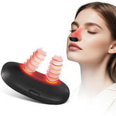 Lumière rouge pour nez, format compact pour le port discret.