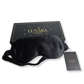 LUNARA masque yeux en soie de mûrier 22 mommes sur visage, douceur et sommeil